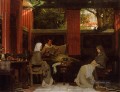 Venantius Fortunatus liest seine Gedichte nach Radegonda VI romantischer Sir Lawrence Alma Tadema